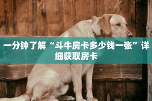 一分钟了解“斗牛房卡多少钱一张”详细获取房卡