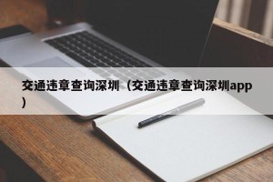 交通违章查询深圳（交通违章查询深圳app）