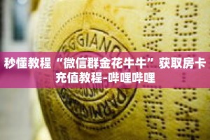 秒懂教程“微信群金花牛牛”获取房卡充值教程-哔哩哔哩
