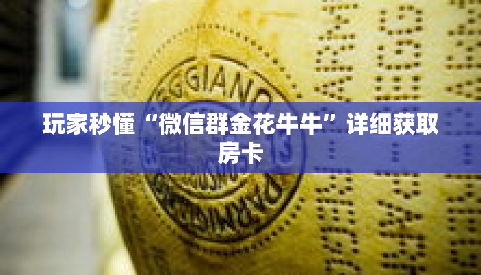 玩家秒懂“微信群金花牛牛”详细获取房卡 玩家秒懂“微信群金花牛牛”详细获取房卡