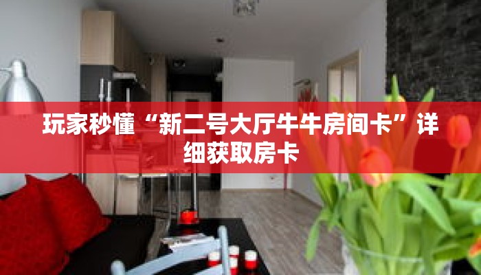玩家秒懂“新二号大厅牛牛房间卡”详细获取房卡