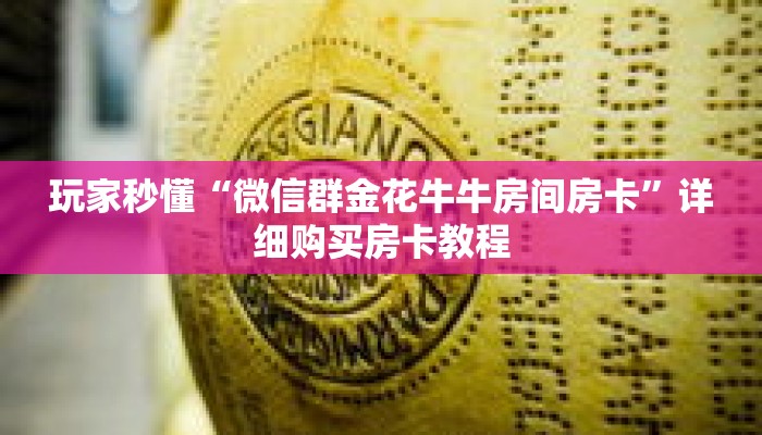 玩家秒懂“微信群金花牛牛房间房卡”详细购买房卡教程
