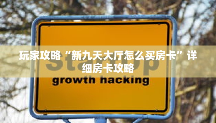 玩家攻略“新九天大厅怎么买房卡”详细房卡攻略 玩家攻略“新九天大厅怎么买房卡”详细房卡攻略